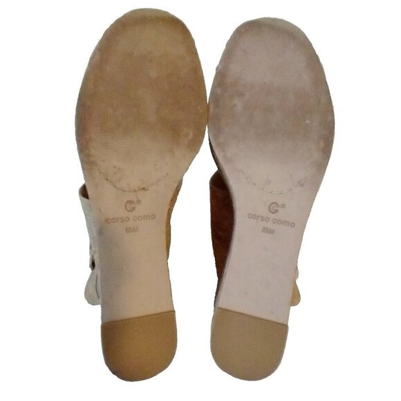 Corso Como Fairen Platform Wedge Natural Cork Sandal - 8.5M - Picture 8 of 11